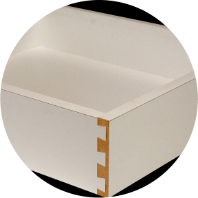 Melamine dovetail drawer