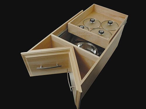 A Corner Drawer Box
