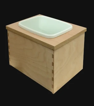 A dovetail drawer for waste baskets