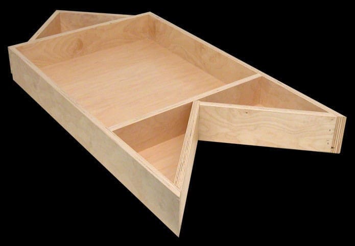 Corner Drawer Box CCF Drawers   Single Corner Drawer 